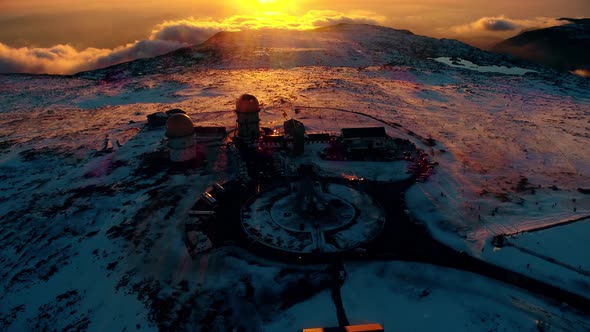 Sunset in the Winter Landscape alt