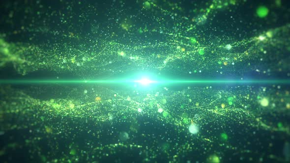 Emerald Lights Particle