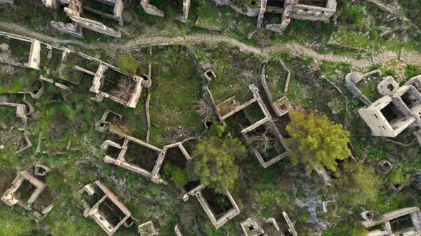 Looking Straight Down Onto Ruins