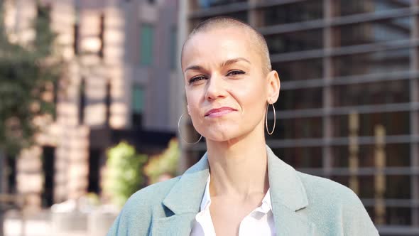 Confident Female Executive Leader of Modern Business Company alt