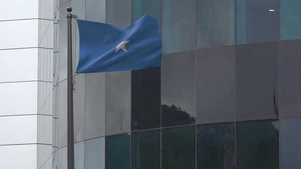 Somalia Flag Background 4K alt