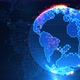 Futuristic Earth Spinning Hologram Animation - VideoHive Item for Sale