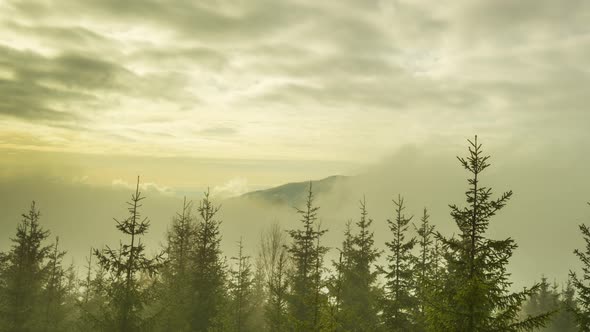 View in Sundown Winter Mountain, Timelapse alt