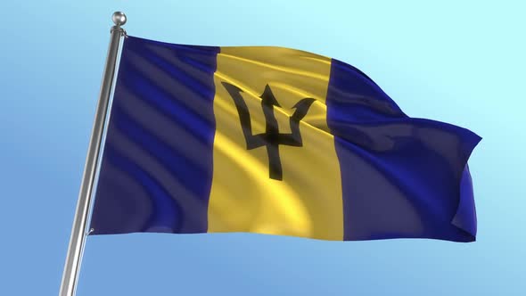 Barbados Flag alt