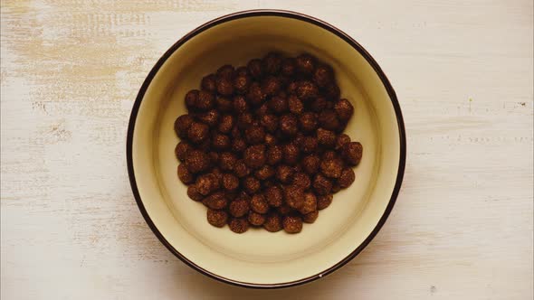 Dry Finished Chocolate Breakfast Balls