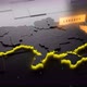 3d map of Ukraine and Luhansk occupied by Russia - VideoHive Item for Sale
