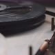 Old Fashion Vintage Reel Tape Recorder, Stock Footage