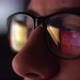 Man With Glasses Working At Night 7 - VideoHive Item for Sale