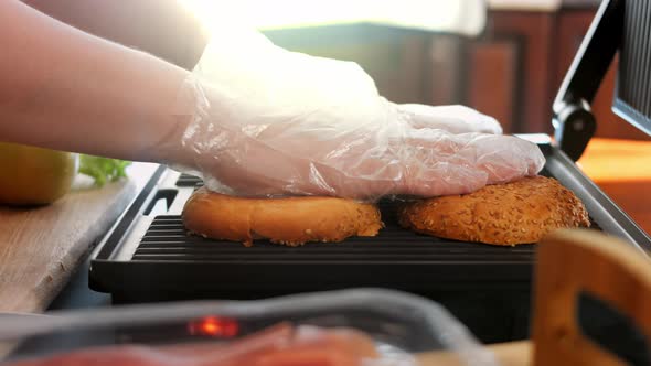 Cinematographic Mayonaisse Flag | Huge Green Tomato BLT Burger Easy Recipe alt