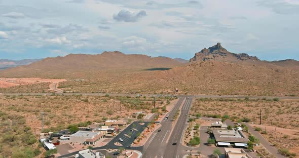 Overlooking View of a Small Town a Fountain Hills in the N Beeline Hwy US 87 Interchanges Highways alt