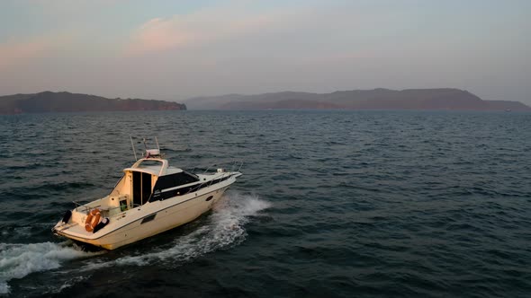 Boat at Sunset Lake Baikal 03 4k