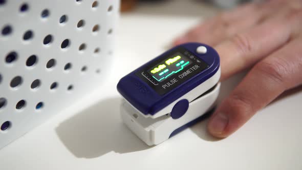 Pulse Oximeter  Modern Noninvasive Device That Measures Oxygen Levels in the Blood and Pulse