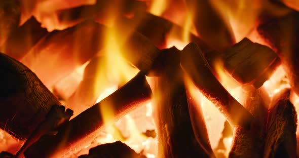 Hot Flaming Charcoal alt