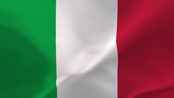 Italy Waving Flag Animation 4K Moving Wallpaper Background alt