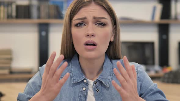 Creative Man Upset By Loss While Working in Office alt