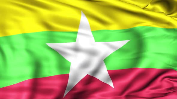 Myanmar Flag alt