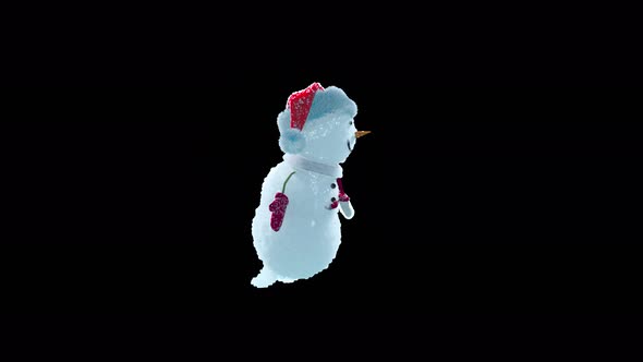 38 Snowman Dancing 4K alt