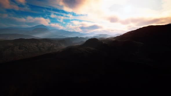 Mountain in the Fog and Stone Desert alt