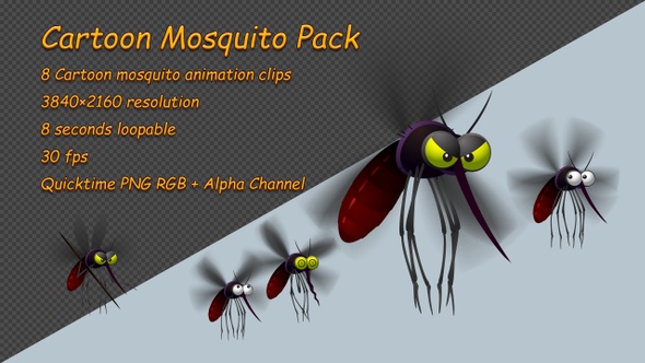 Cartoon Mosquito Pack