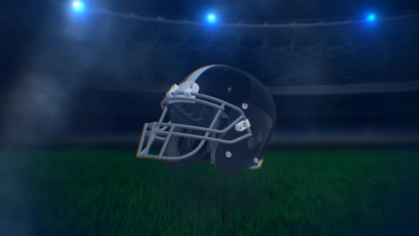 American Football Helmet Background 4K
