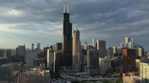 Flying into Chicago alt