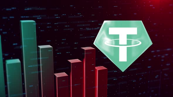Tether Usdt Coin Crypto Trading Chart Dump alt
