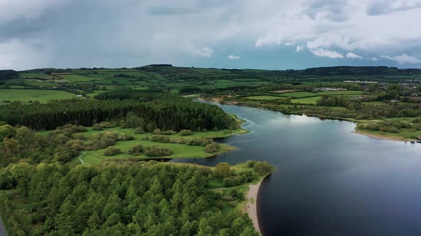 Irish landscape in spring alt