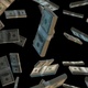Falling dollars on a transparent background with an alpha channel in 4K - VideoHive Item for Sale