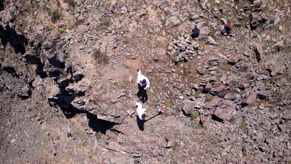 Karate Training on a Peak Among the Mountains alt