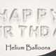 Happy Birthday Celebration Helium Balloons - VideoHive Item for Sale