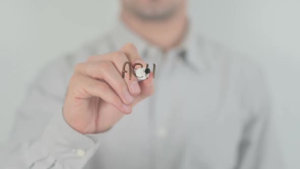 Be The Best Man Writing on Transparent Screen alt