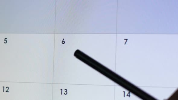 Person Typing Vacation in Online Calendar, Holiday Planner App, Time Management alt