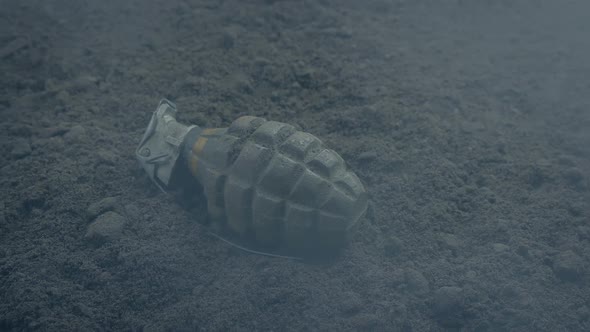Grenade On Smoky Battlefield alt
