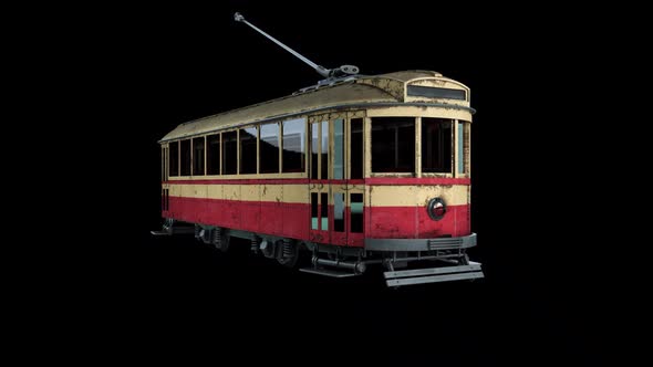 Electric Railway Train Metro 3D Alpha