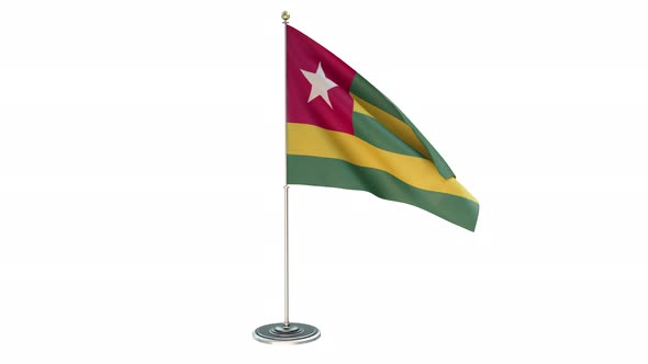 Togo Office Small Flag Pole