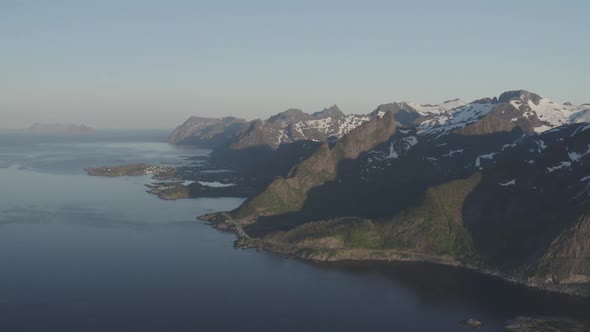 Mountains In The Fjord