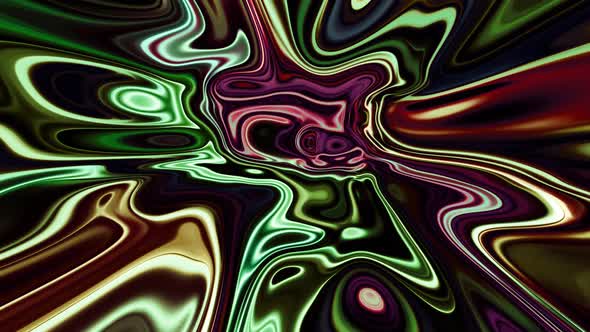 Abstract Colorful Smooth Liquid Background Animation