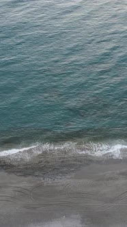 Sea Near the Coast  Closeup Aerial View of the Coastal Seascape alt