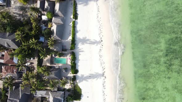 Boats in the Ocean Near the Coast of Zanzibar Tanzania alt