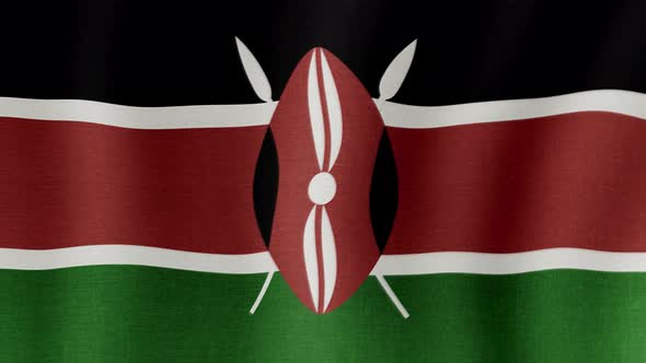 The National Flag of Kenya