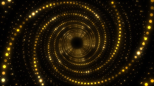 Gold Spiral Background