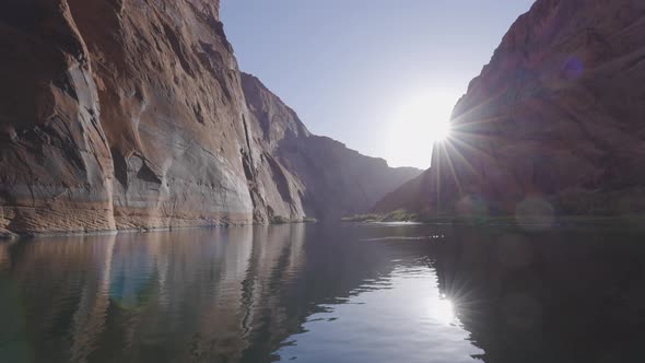 Colorado River in Glen Canyon Arizona United States of America alt