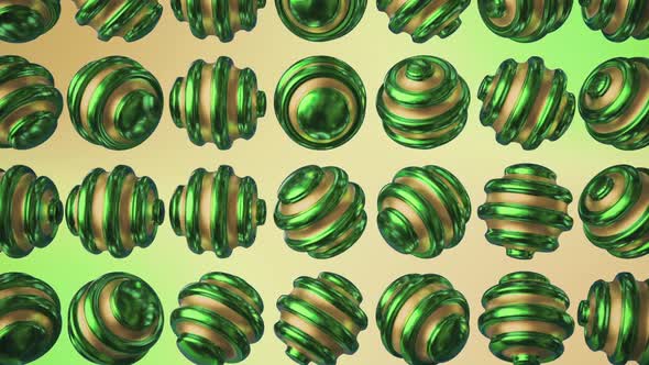 3d Green Candy Background
