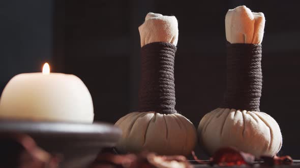 Spa background. Massage, oriental therapy, wellbeing and meditation concept. alt