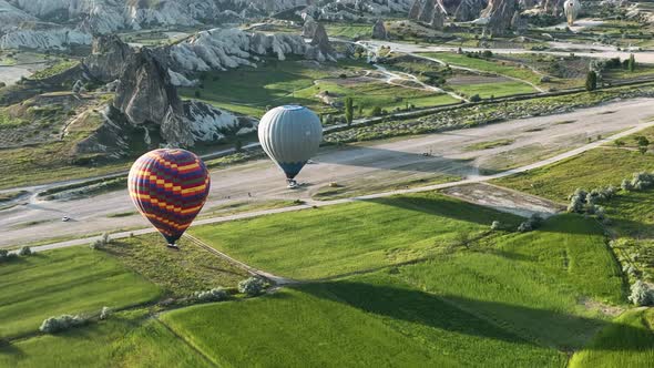 The Cappadocia region of Turkey is the most popular location in the world for hot air ballooning. alt
