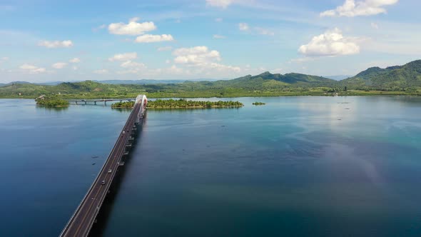 Top View of the San Juanico Bridge alt