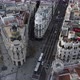 Madrid Aerial Cityscape with Metropolis Building and Edificio Grassy Spain - VideoHive Item for Sale