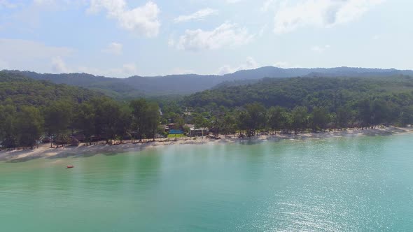 Thailand Beach View from Drone alt