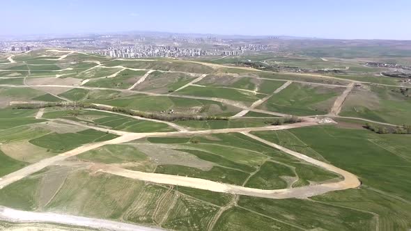 Land Development and Urban City Planning in New Suburban Complex with Developing Infrastructure alt