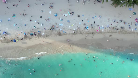 Hovering Above Waikiki Beach 4 K